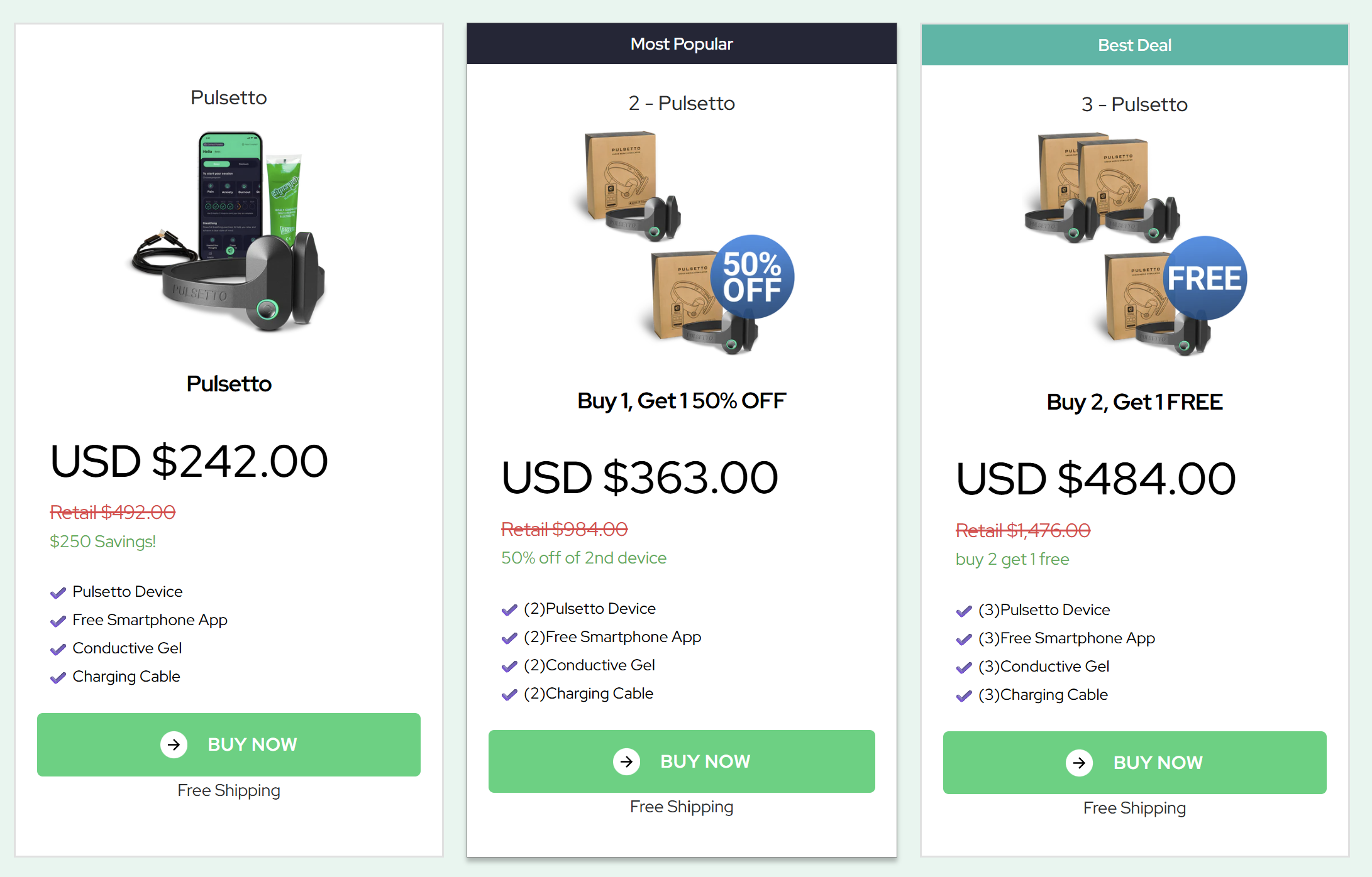 pulsetto price